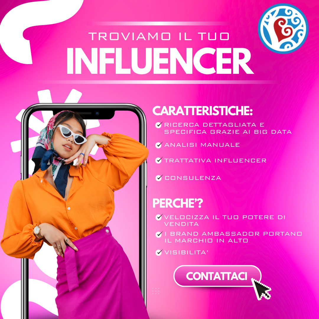 Troviamo il tuo influencer